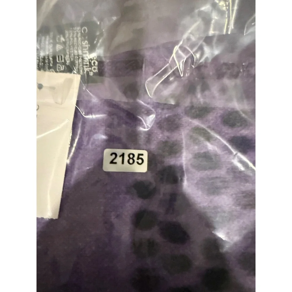 The Paper Store Eco Cashmink Scarf Plum Purple Zig Zag Dotted Made in Germany